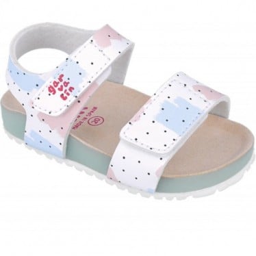 Sandalias para chica Garvalin 252460 Bios Estampado BLANCO_B050