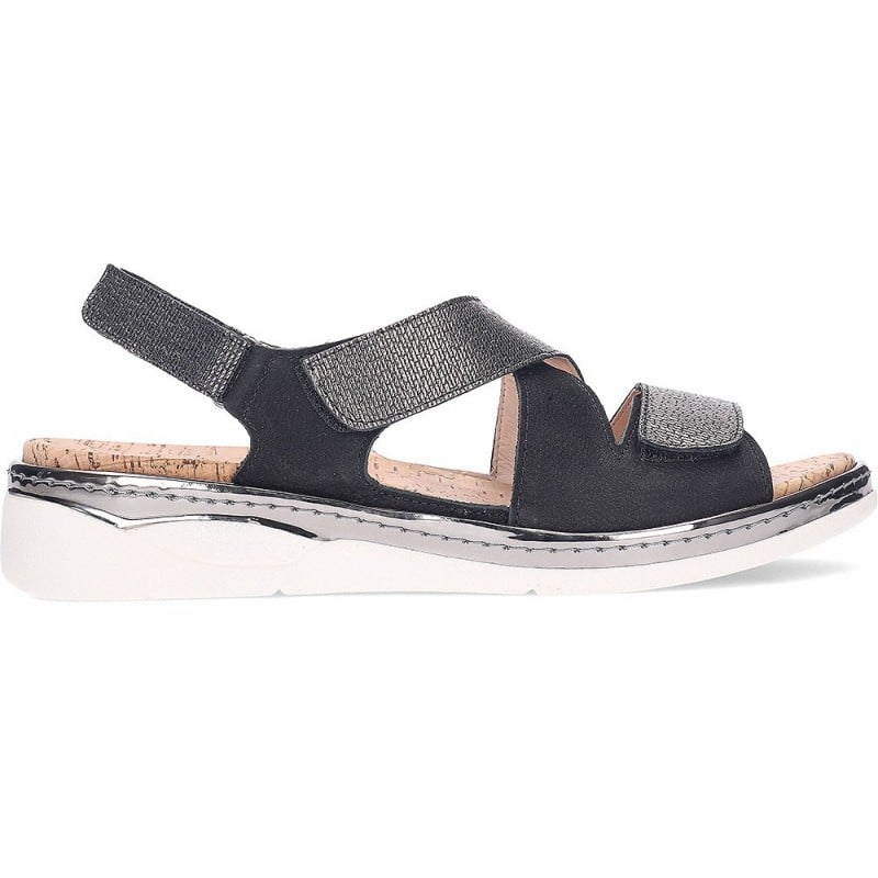 Sandalias de mujer COMFORT CLASS 5125 NEGRO