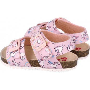 Sandalias para chica Garvalin 252463 Bios Estampado ROSA_A032