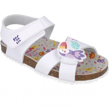 Sandalias para chica Garvalin 252464 Bios Loro BLANCO_B050