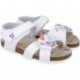 Sandalias para chica Garvalin 252464 Bios Loro BLANCO_B050