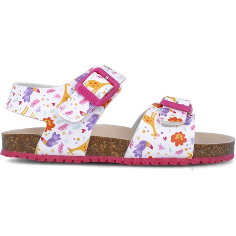 Sandalias para chica Garvalin 252465 Bios Estampado BLANCO_B050