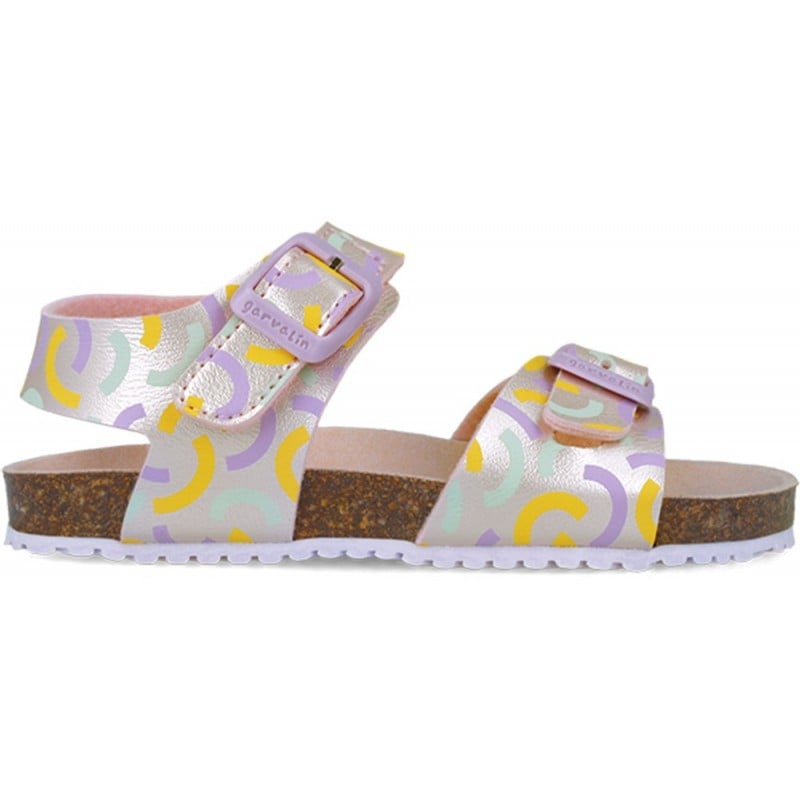 Sandalia para chica Garvalin 252466 Bios Estampada LILA_A164