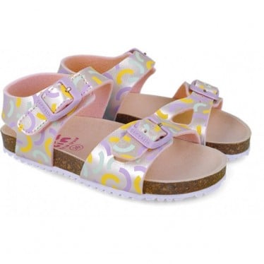 Sandalia para chica Garvalin 252466 Bios Estampada LILA_A164