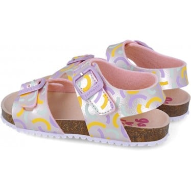 Sandalia para chica Garvalin 252466 Bios Estampada LILA_A164
