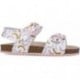 Sandalia para chica Garvalin 252466 Bios Estampada BLANCO_B050