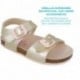Sandalia para chica Garvalin 252467 Bios Metalizado ORO_A784