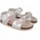 Sandalia para chica Garvalin 252467 Bios Metalizado PLATA_B198