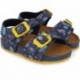 Sandalias para chico Garvalin 252470 Estampado Boy AZUL_MARINO_A089
