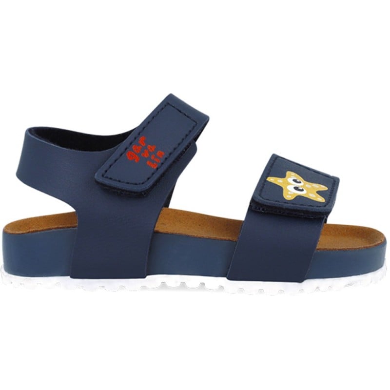 Sandalia para chico Garvalin 252471 Twin Cangrejo y estrella AZUL_MARINO_A089