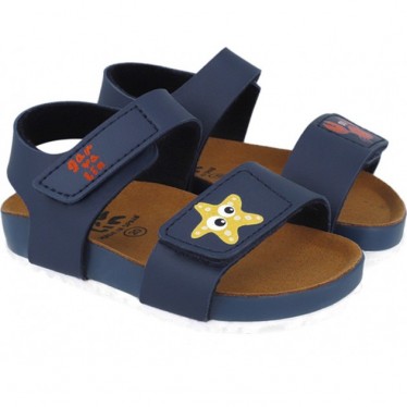 Sandalia para chico Garvalin 252471 Twin Cangrejo y estrella AZUL_MARINO_A089