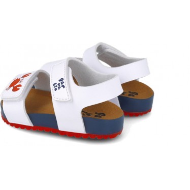 Sandalia para chico Garvalin 252471 Twin Cangrejo y estrella BLANCO_B050