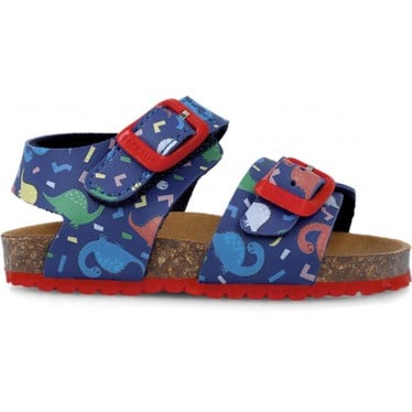 Sandalias para chico Garvalin 252472 Bios Estampado AZUL_A008