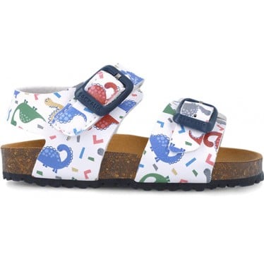 Sandalias para chico Garvalin 252472 Bios Estampado BLANCO_B050