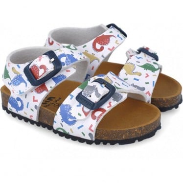 Sandalias para chico Garvalin 252472 Bios Estampado BLANCO_B050