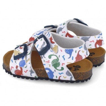 Sandalias para chico Garvalin 252472 Bios Estampado BLANCO_B050