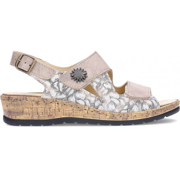 Sandalias de piel DOCTOR CUTILLAS 47211 BEIG