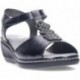 Sandalias de cuña DOCTOR CUTILLAS 32175 NEGRO