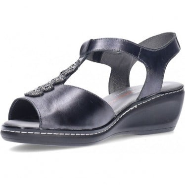 Sandalias de cuña DOCTOR CUTILLAS 32175 NEGRO