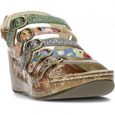 SANDALIAS DE LAURA VITA DINO0523 MARRON