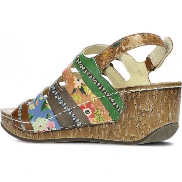 SANDALIAS DE LAURA VITA DINO0523 MARRON