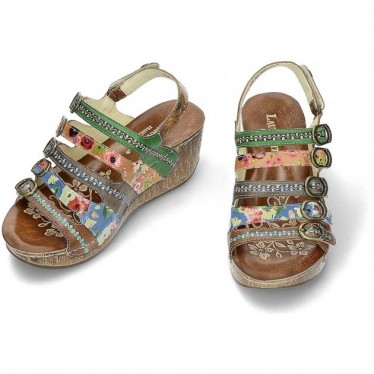 SANDALIAS DE LAURA VITA DINO0523 MARRON