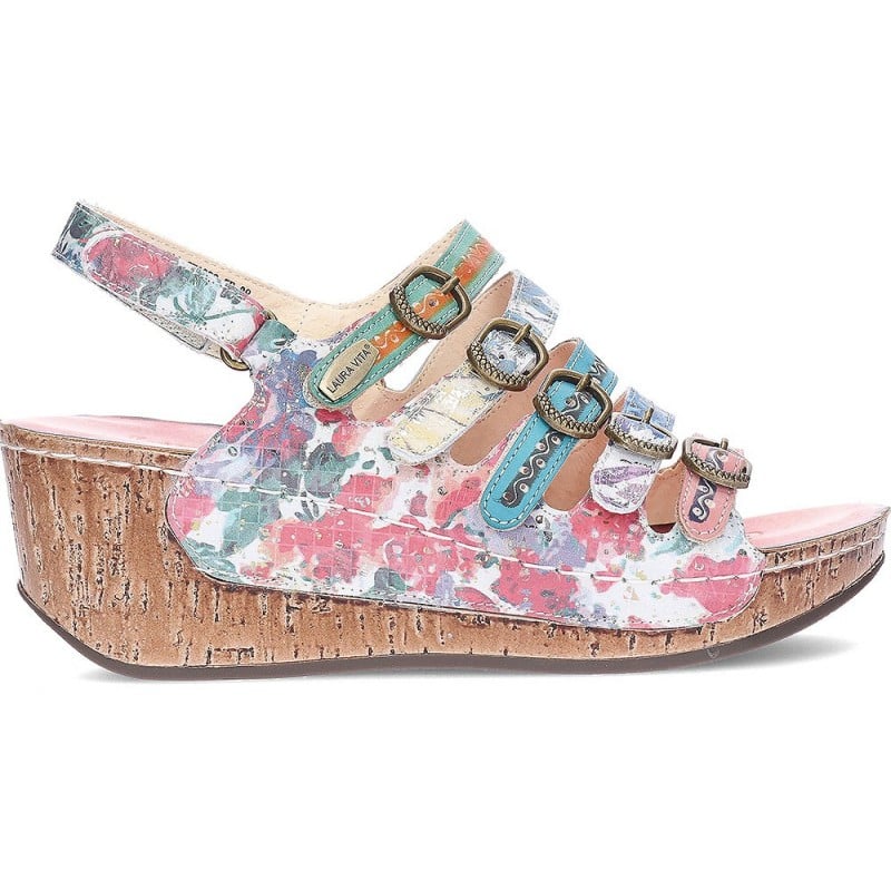 SANDALIAS DE LAURA VITA DINO0523 POUDRE