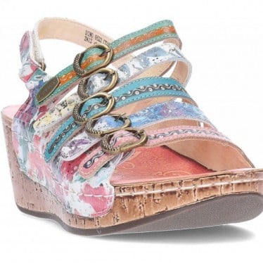 SANDALIAS DE LAURA VITA DINO0523 POUDRE