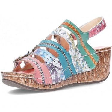SANDALIAS DE LAURA VITA DINO0523 POUDRE
