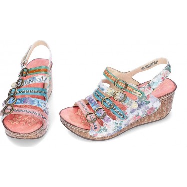 SANDALIAS DE LAURA VITA DINO0523 POUDRE