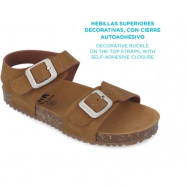 Sandalias para chico Garvalin 252474 Bios Basic CUERO_A127