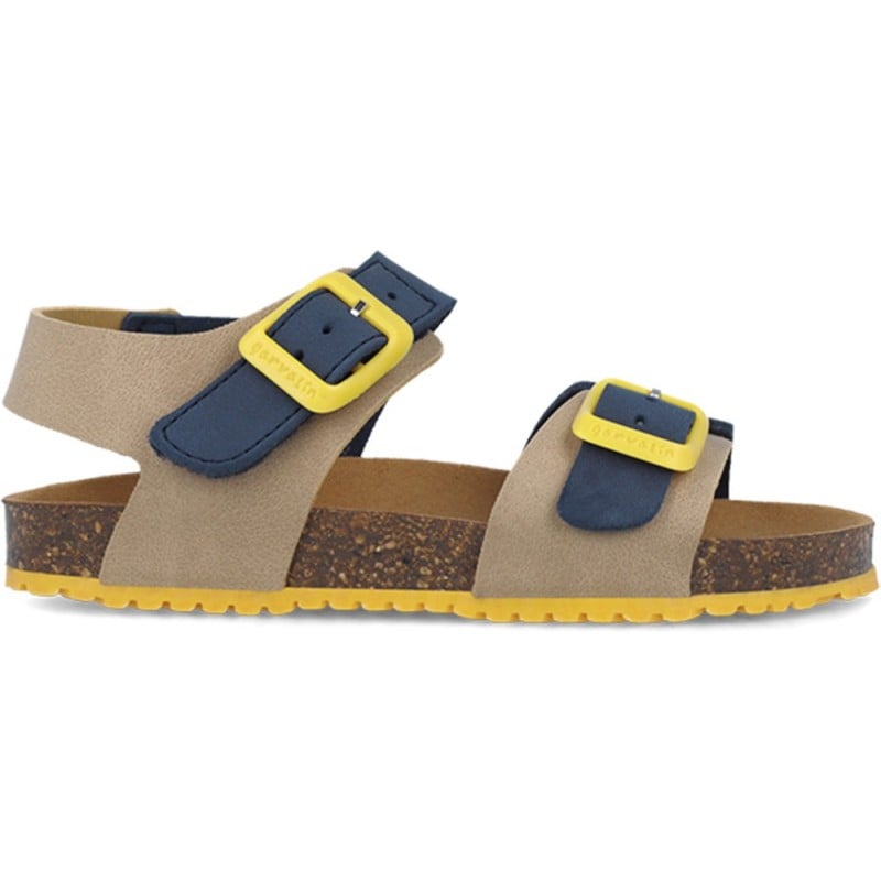 Sandalias para chico Garvalin 252474 Bios Basic BEIGE_AZUL_B827