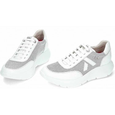 Deportivas para mujer Callaghan Floty 62400 Algoritmo BLANCO