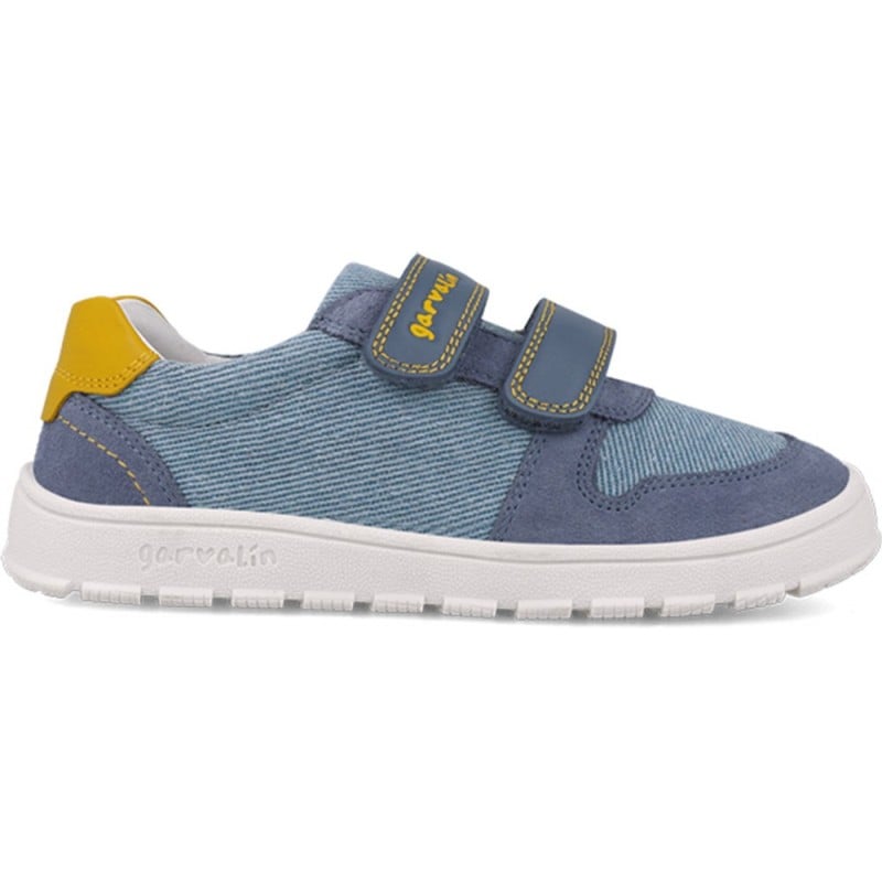 Deportivas respetuosas para chico Garvalin 252501 Barefoot PETROL_A556