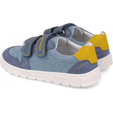 Deportivas respetuosas para chico Garvalin 252501 Barefoot PETROL_A556