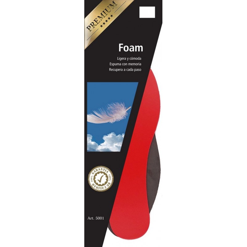 PLANTILLAS NORTE FOAM ROJO