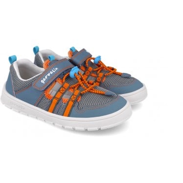 Sandalias respetuosas para chico Garvalin 252505 Soft GRIS_INDIGO_B824