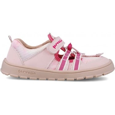 Sandalias respetuosas para chica Garvalin 252505 Soft Rejilla MULTICOLOR_ROSA_C823
