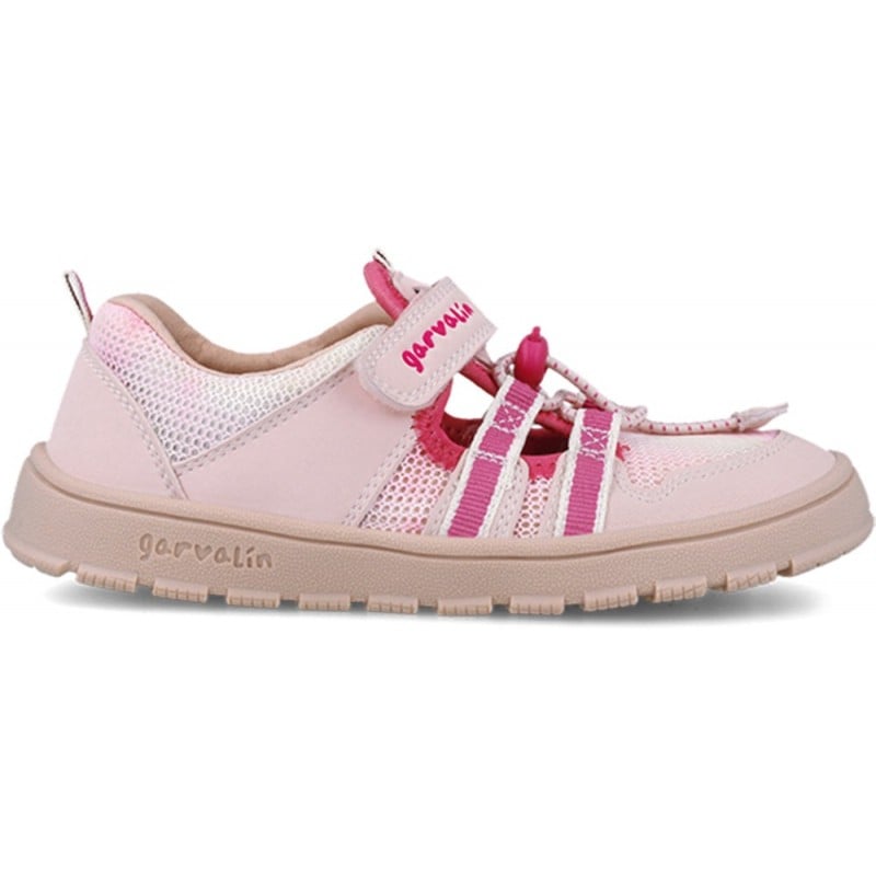 Sandalias respetuosas para chica Garvalin 252505 Soft Rejilla MULTICOLOR_ROSA_C823