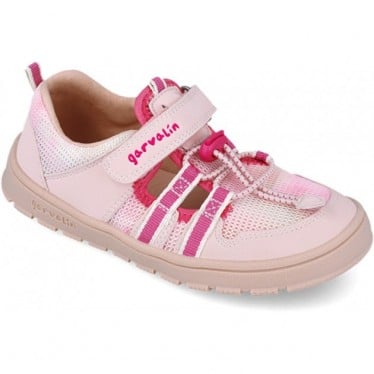 Sandalias respetuosas para chica Garvalin 252505 Soft Rejilla MULTICOLOR_ROSA_C823
