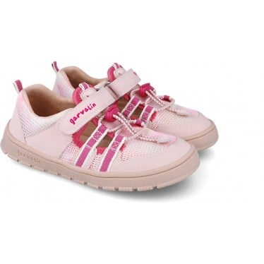 Sandalias respetuosas para chica Garvalin 252505 Soft Rejilla MULTICOLOR_ROSA_C823