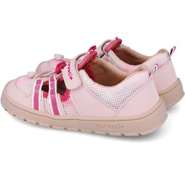 Sandalias respetuosas para chica Garvalin 252505 Soft Rejilla MULTICOLOR_ROSA_C823