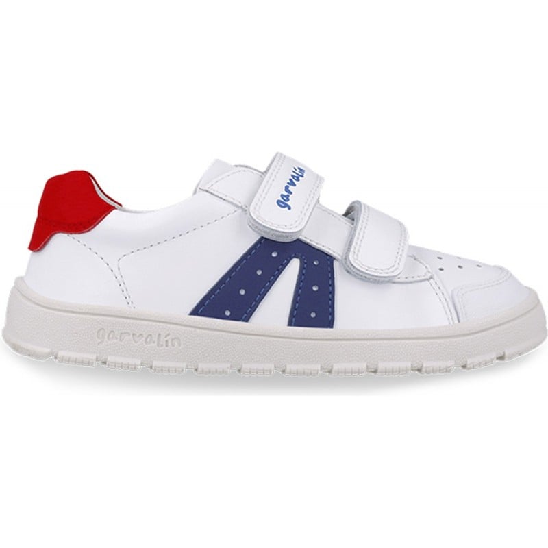 Deportivas respetuosas para chico Garvalin 252507 Soft Picados BLANCO_AZUL_A057