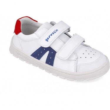 Deportivas respetuosas para chico Garvalin 252507 Soft Picados BLANCO_AZUL_A057