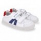 Deportivas respetuosas para chico Garvalin 252507 Soft Picados BLANCO_AZUL_A057