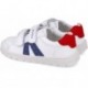 Deportivas respetuosas para chico Garvalin 252507 Soft Picados BLANCO_AZUL_A057