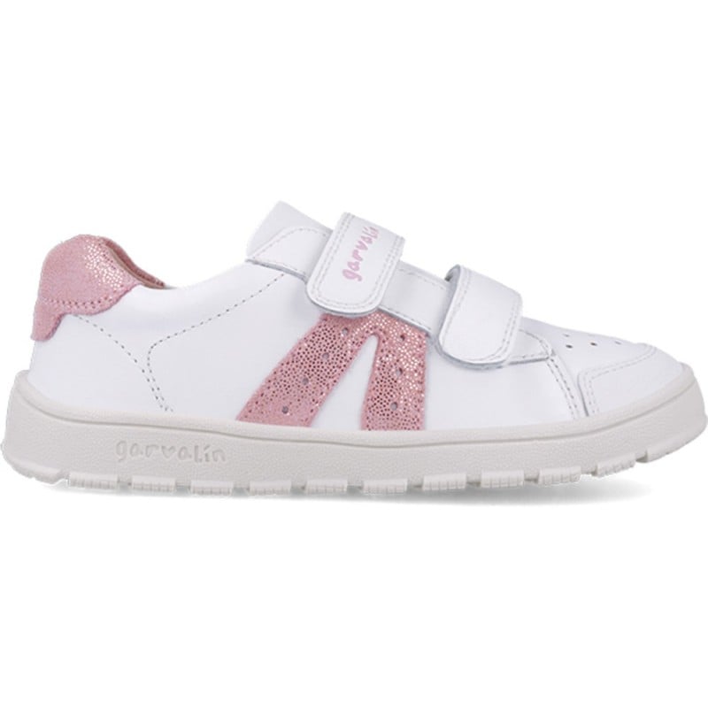 Deportiva respetuosa para chica Garvalin 252507 Soft Picados BLANCO_ROSA_B113
