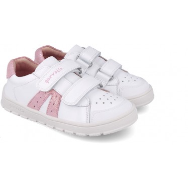 Deportiva respetuosa para chica Garvalin 252507 Soft Picados BLANCO_ROSA_B113