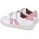 Deportiva respetuosa para chica Garvalin 252507 Soft Picados BLANCO_ROSA_B113