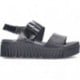 Sandalia con plataforma ART Brighton 1578 BLACK